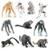 Detailed Pvc Primate Figurine Collection Including Lifesize Monkeys And Lemurs For Display