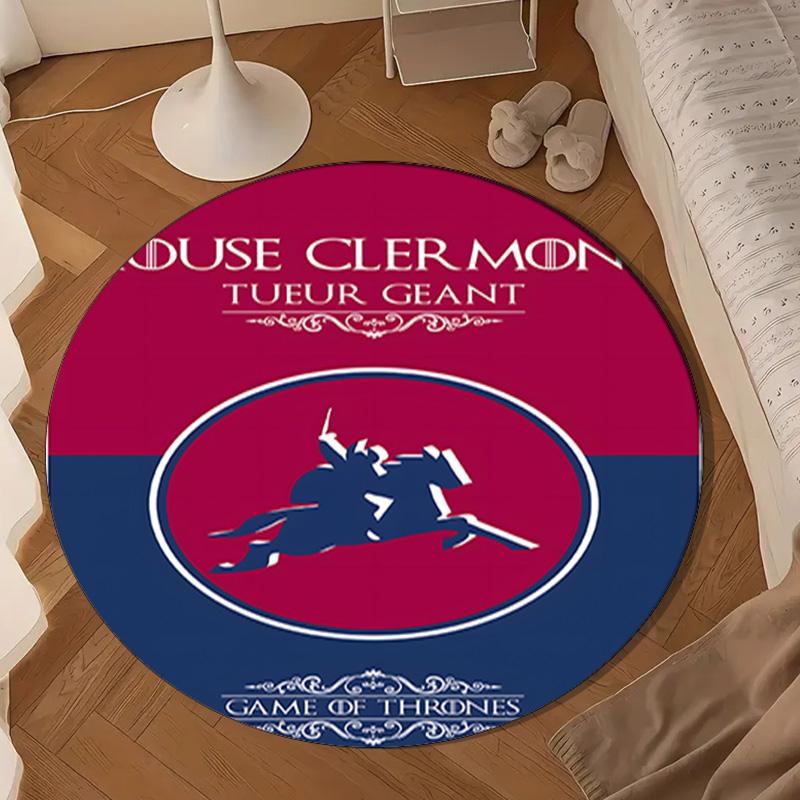 Clermont 63 Design Round mat Home Decor, Chair rug For livingroom,Bedroom, doormat home decor Birthday Gift Christmas Gifts