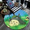Totoro2 Round Area Rug,Carpet Rug for Living Room Bedroom Sofa Playroom Decor,Non-slip Floor Mat