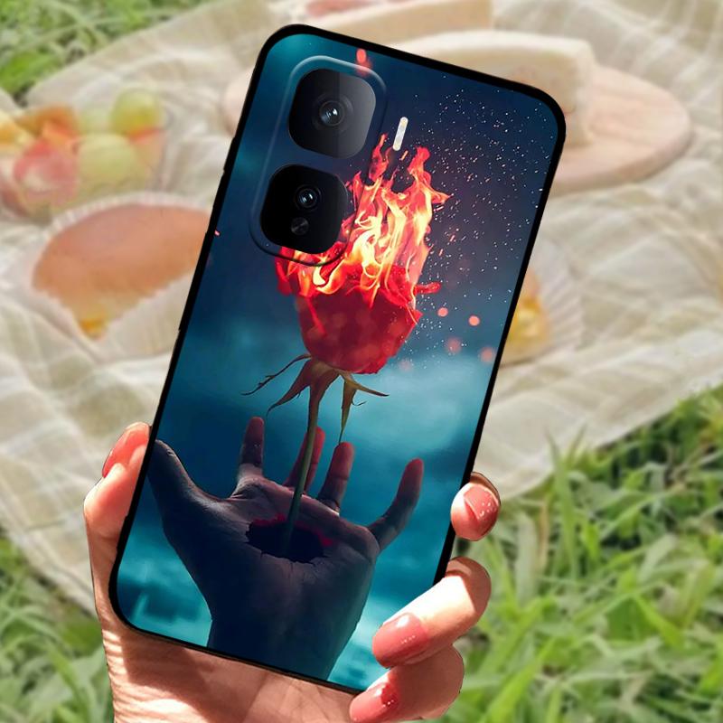 Чехол для VIVO IQOO Neo 10 Черный Мягкий Силикон Защита Задняя Крышка Для VIVO IQOO Neo 10 Pro Чехлы для Телефона Ударопрочный Чехол для Телефона