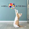 Colorful Plush Sound Ball, Cat'S Self Soothing Toy, Scratch Resistant Soft Rainbow Teasing Cat Ball
