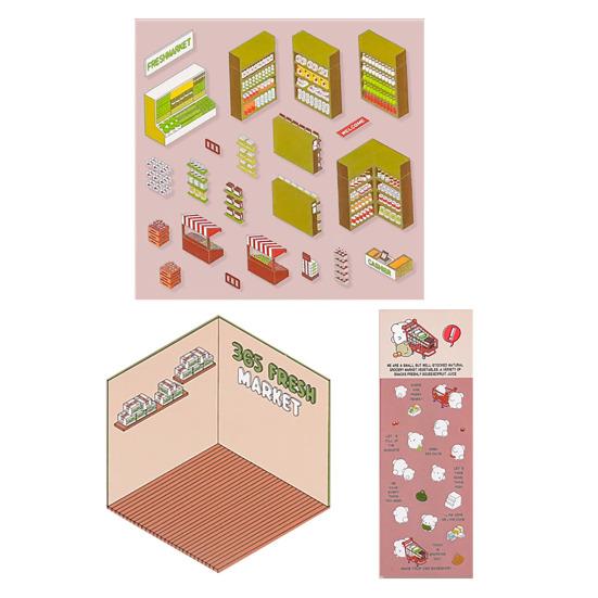 Проект «Сделай сам» 3D-наклейки для дома для взрослых и детей, забавные наклейки для мультфильмов, наклейки для снятия стресса, миниатюрные наклейки для сцен