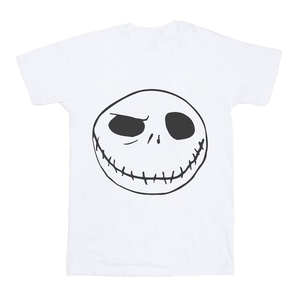 Disney Womens/Ladies Nightmare Before Christmas JackÂ´s Big Face Cotton Boyfriend T-Shirt