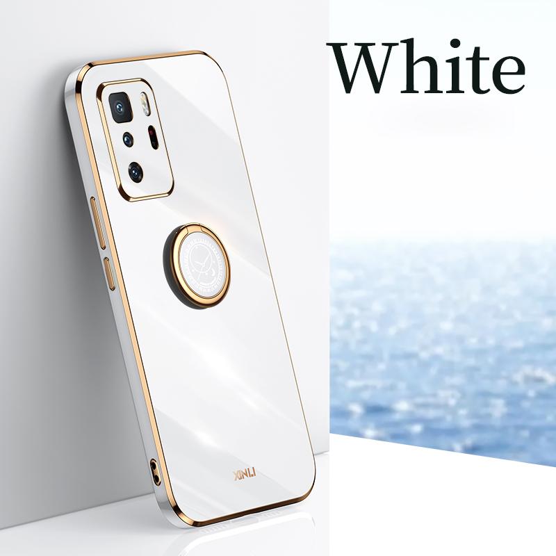 Чехол-держатель с квадратным кольцом для телефона Xiaomi Mi Poco X3 Gt M3 pro 5g Nfc Poko X3gt, роскошный мягкий силиконовый чехол-подставка для задней панели