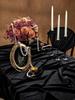Black Velvet Tablecloth Halloween Luxurious Solid Rectangle Table Cloth For Party Wedding Kitchen Dinning Tabletop Decoration