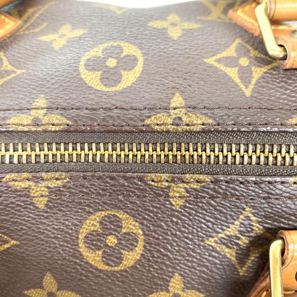 Used Louis Vuitton Monogram Speedy 30 M41526 Boston Bag Brown SP0934 Authentic 1224