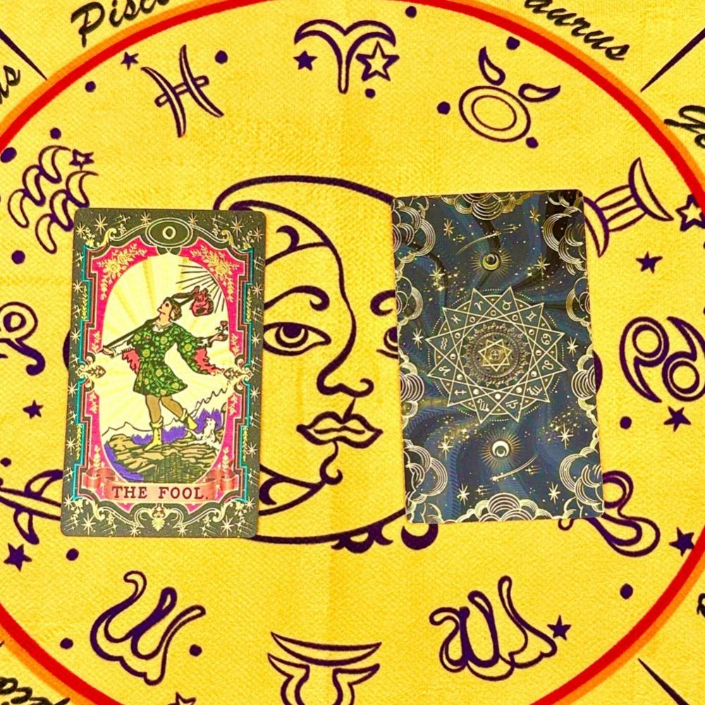 12 зодиакальных карт, черное золото, небесная золотая фольга, колода Таро Райдера Уэйта, 78 шт., водонепроницаемые карты из ПВХ, износостойкие, 12*7 см