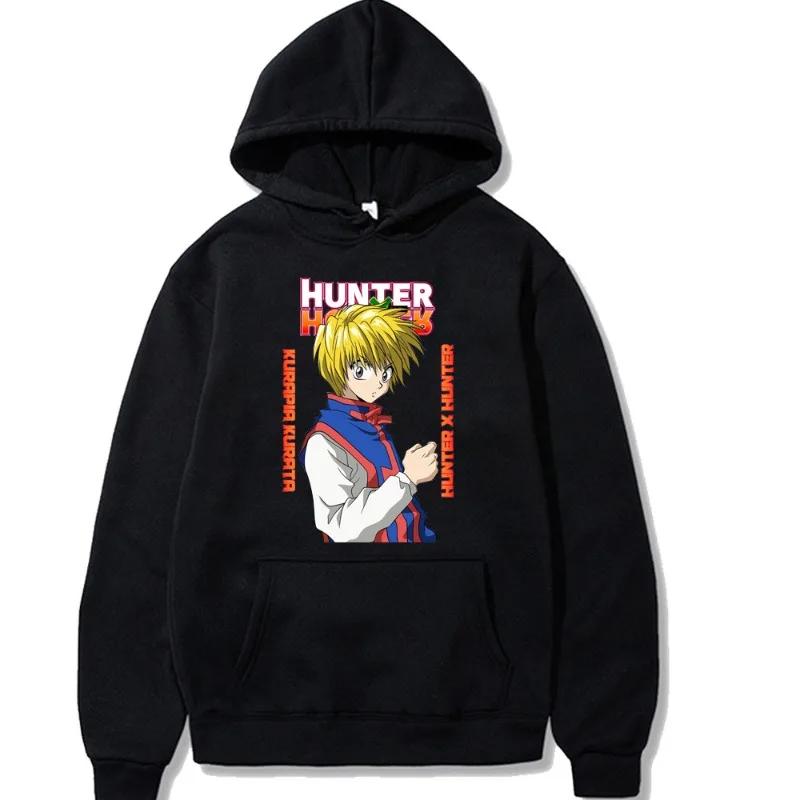 Autumn/Winter Japanese Anime HUNTER X HUNTER Hoodie Fashion Design Sportswear Fleece Oversized Casual Street Wear Warm Hoodie