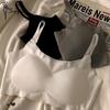 Women Seamless Bra Padded Vest Bras Push Up Lingerie Girl's Bralette Sleep Top Adjustable Shoulder Strap Underwear