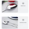 HANYANG Steak Knife and Fork Western Knife, Fork and Spoon Simple Wind Gold Stirring Spoon Western Tableware