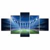 5 шт. Лига Чемпионов, футбольный стадион, 5 шт., картины, искусство, HD печать, современный абстрактный настенный постер, декор комнаты, холст