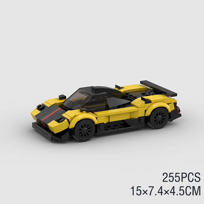 MOC Car Super Race City Speed ​​Sport Pickup Vehicle Model Building Blocks Rally Supercar Racing Bricks Christmas Gift Technical