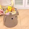 Большая вместимость корзины для белья с удобными ручками для переноски пасхальный кролик 3D ушки пушистые корзины для белья