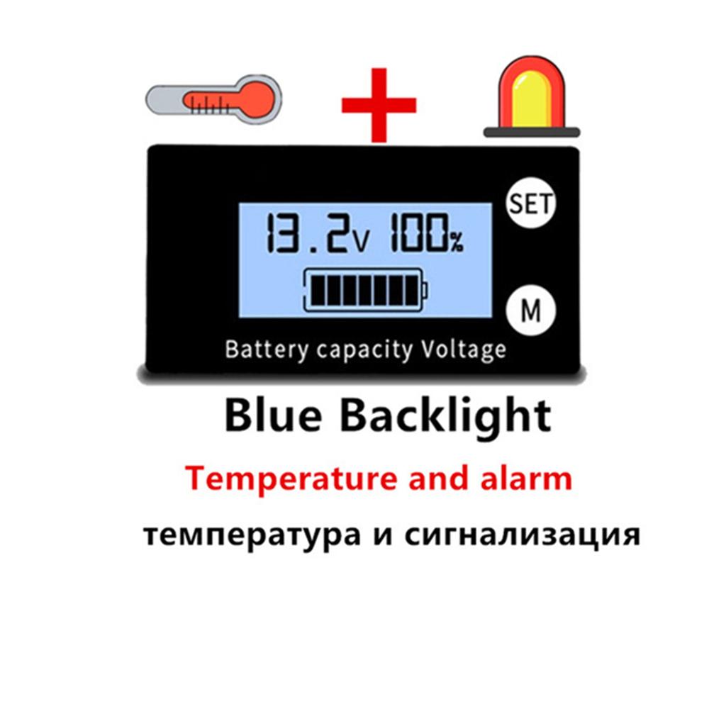 7-111V 6-71V 11V 11V 18V Lead Acid Lithium Battery Capacity Indicator Car Motorcycle Digital Voltmeter Voltage Tester Meter Tool