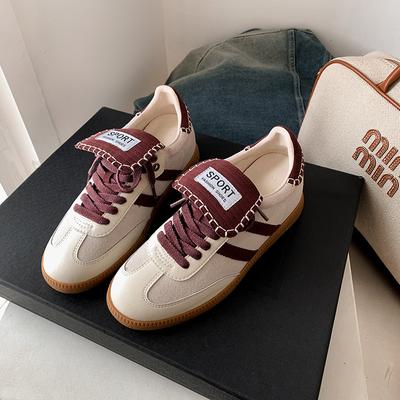 Версия со скрытым увеличением роста Forrest Gump женские осенние новые универсальные дофаминово-красные ретро спортивные и повседневные кеды