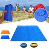 Oxford Cloth Camping Moisture-proof Mat Waterproof Portable Pocket Picnic Mat  Sand Blanket