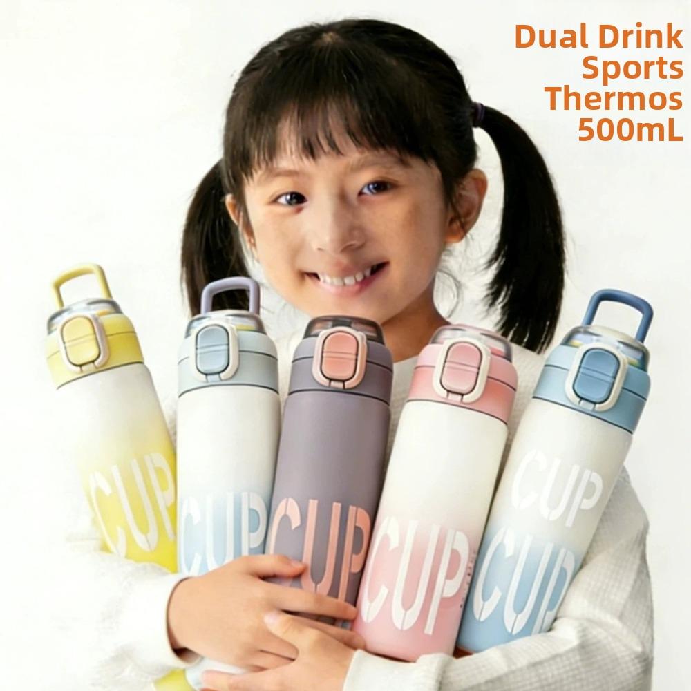 Large Capacity Insulated Bottle Leak-proof Thermos Cup Sports Water Bottle Outdoor Activities