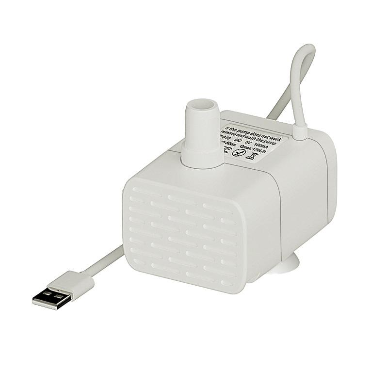 Фонтанчик для воды для питомцев с защитой от сухого хода и подсветкой - Насос постоянного тока 5В 1А для кошек