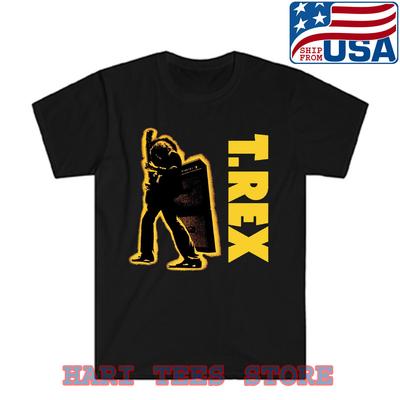 Электрический Воин Марк Болан T-REX Черный Размер от S до 5XL Унисекс Футболка