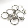 Curtain Rings With Clips 25 Pack Metal Curtain Clips Decorative Drapery Rings