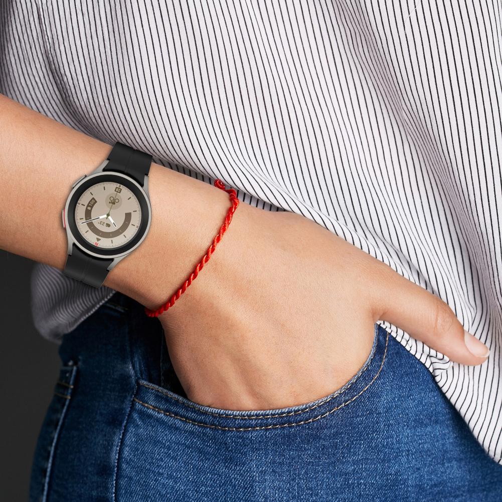 Оригинальный силиконовый ремешок для Galaxy Watch5/5 Pro монохромный ремешок на запястье