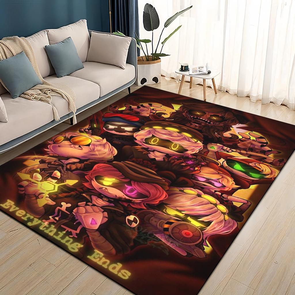 3D Печать Мультфильм Дроны-убийцы Узи V J Робот Подарок Ковер Коврик для Гостиной Спальни Дома Украшение Дивана, Детский Нескользящий Напольный Коврик