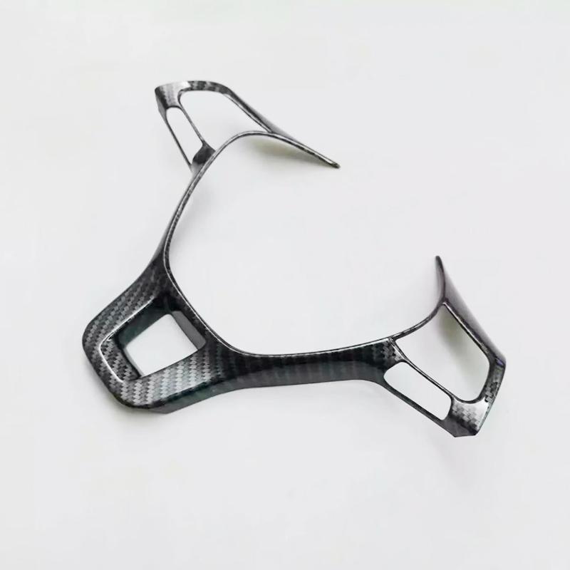 For Volkswagen VW Passat B8 2016 2017 2018 ABS Matte/Carbon fibre Car Steering wheel Button frame cover trim car styling 1pcs