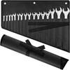 Waterproof Wrench Organizer 16-Pocket Tool Roll Bag Portable Wrench Roll  Automotive