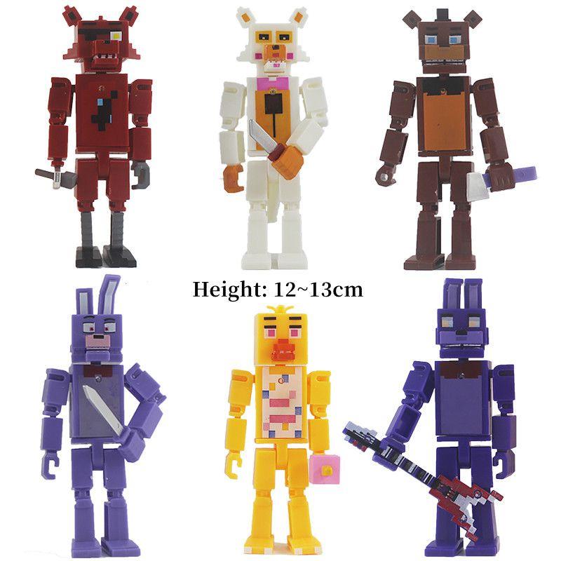Нежное прикосновение Персонажи Fnaf Светящееся освещение Фигурки Действия Идеальный Подарок