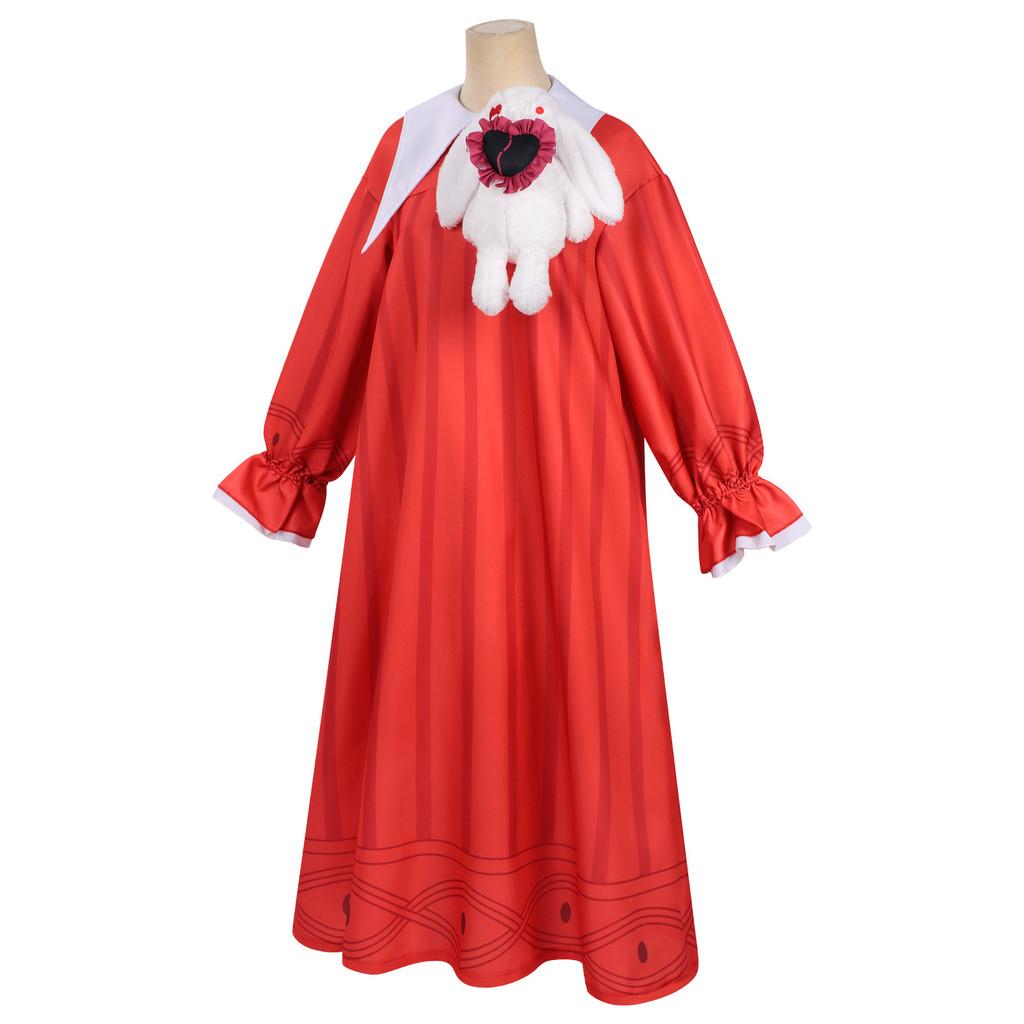 Eggy Party Cosplay Dress With Polyester Fabric For Adults And Children Fantasy Role Play