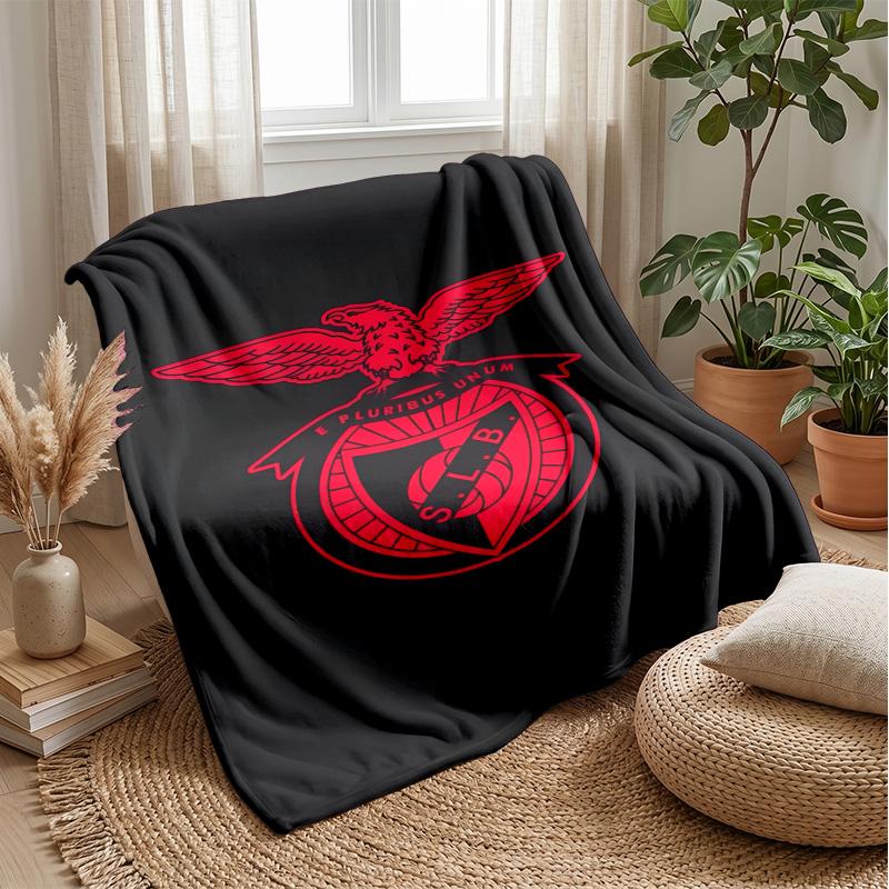 Benfica Theme blanket Soft Flannel Fleece Blanket Warm Lightweight Throw Blanket for Home Sofa Bed