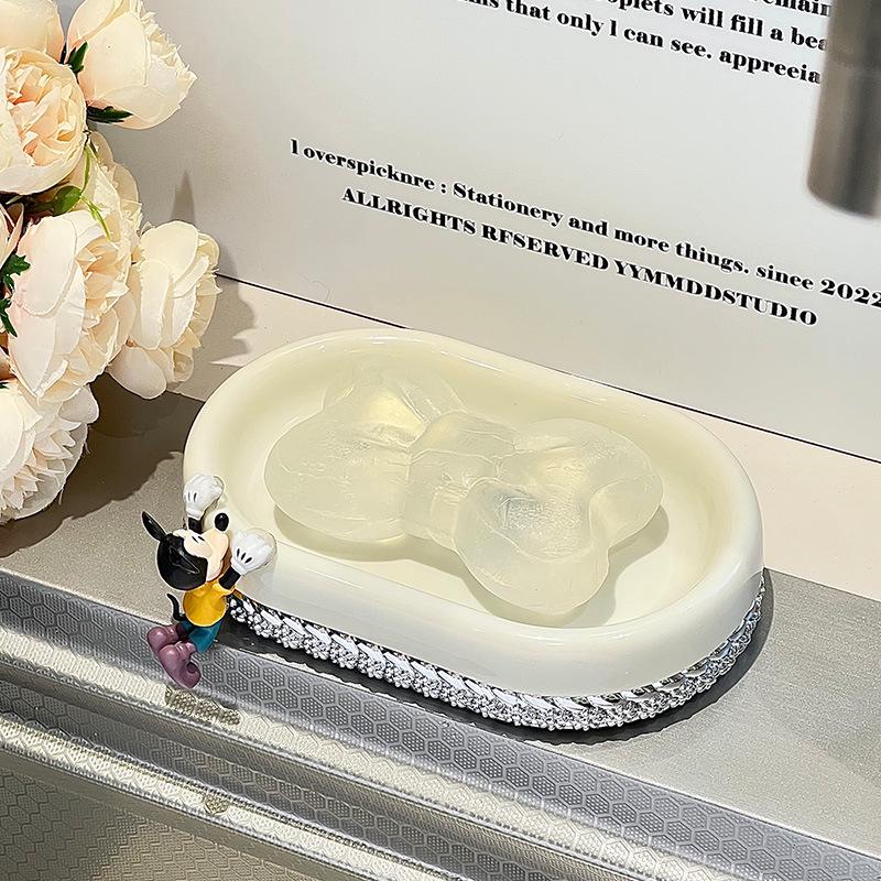 Премиальная большая мыльница в виде пшеничного колоса - Элегантный поднос для слива воды для ванной комнаты и прачечной