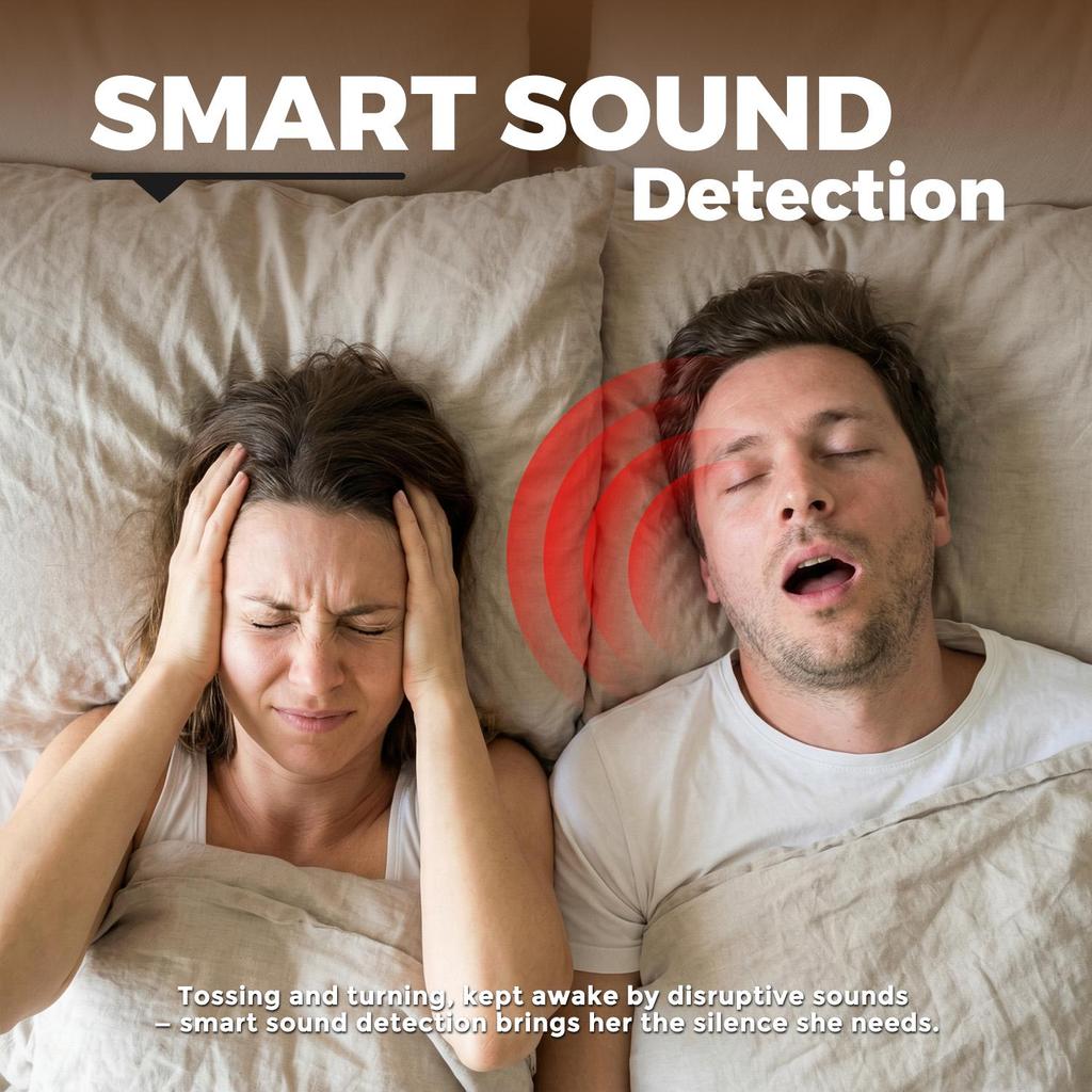 White Noise Machine with Cry Sensor 30 Soothing Sounds Night Light for Babies Kids Adults Sleep Home Office Timer Rechargeable