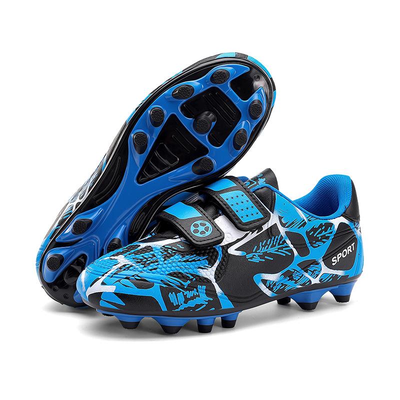 Новые детские футбольные бутсы с низким верхом, длинные шипы, сломанные шипы, мужские и женские соревновательные тренировочные профессиональные кроссовки Jinjiang