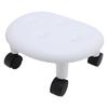 Low Rolling Stool with Wheels Ergonomic Heavy Duty Short Rolling Seat for Bedroom Living Room