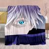Фланелевое одеяло Аниме Jujutsu Kaisen - Мягкое, теплое, идеально подходит для дивана, кровати, кемпинга, путешествий, офиса, домашнего декора -QJY