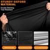 Favoto Motorcycle Cover Waterproof Outdoor - All Season Sun Protection Oxford with Lock-Holes Rain Snow Windproof Dustproof Universal Fit Motorbikes
