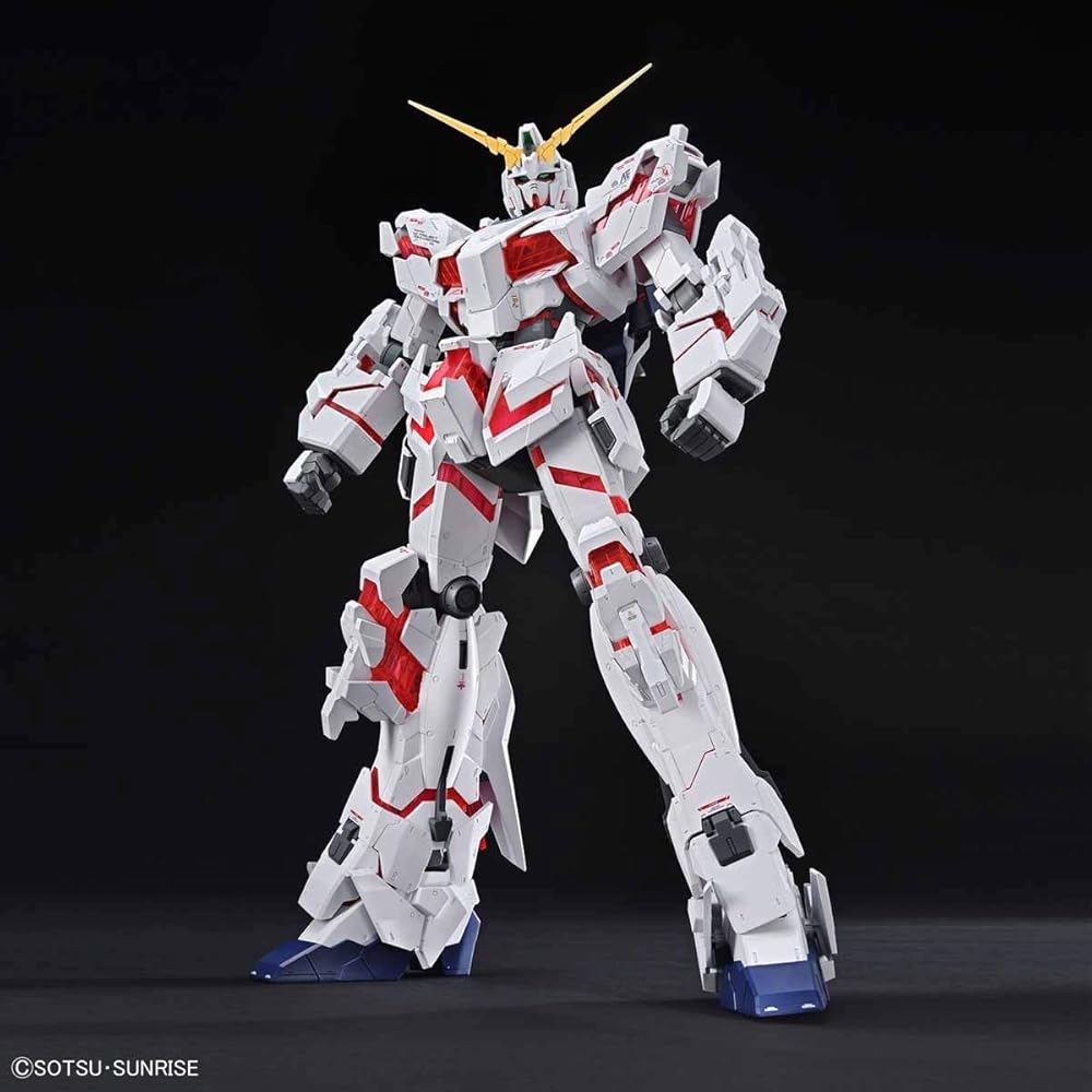Mega Size Model Gundam Unicorn (Destroy Mode) 1/48 Scale Color-Coded Plastic Model Kit