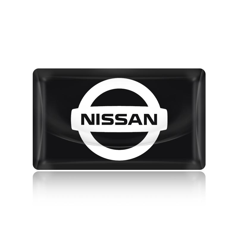 2/5/10 шт. Наклейки с 3D-эмблемой логотипа автомобиля на руль из углеродного волокна для Nissan Nismo GTR Altima Qashqai Almera Navara