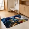 ANIME O-One Punch Man Floor Mat Absorbent Floor Mat Non-Slip Entrance Rug for Bathrooms Restrooms and Toilets
