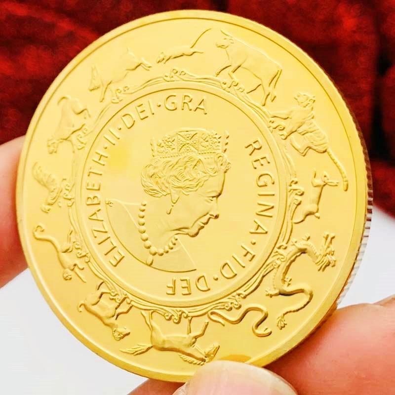 2026 Австралийский зодиак Лошадь, посеребренная, цветная, печатная, памятная медаль, креативное украшение, подставка, монета года по китайскому гороскопу, подарочная монета
