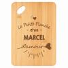 Planche À Découper - PLANETEE - Marcel D'amour - Bambou - 30x20x1 Cm - Trou D'accroche 24 Mm