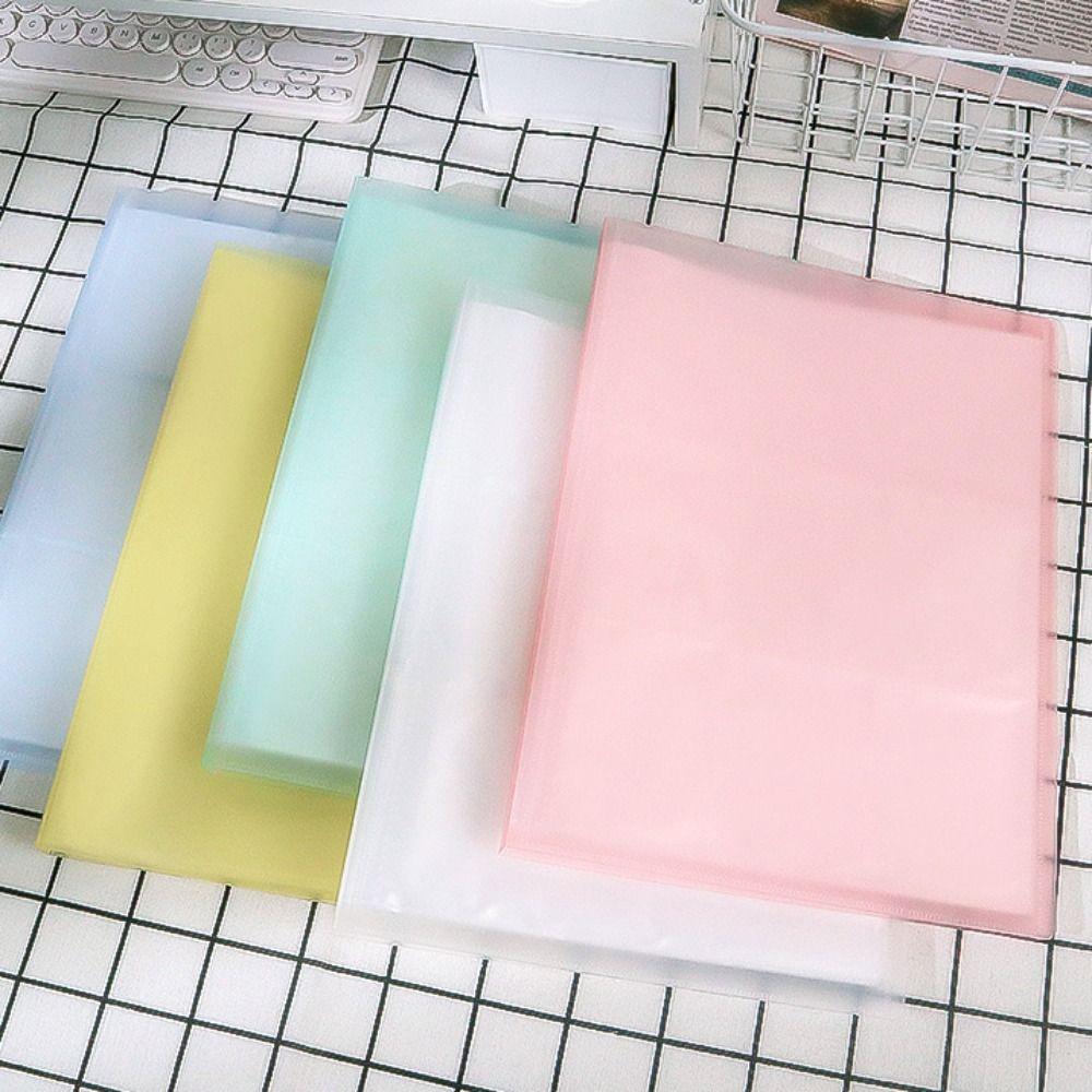 3 Inch Binder Photocard Holder A4 Small Card Collect Book Photo Album Binder Fans Supplies