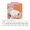 10PCS Super Absorption Dog Physiological Pants Adjustable Disposable Diapers  Dog Travel