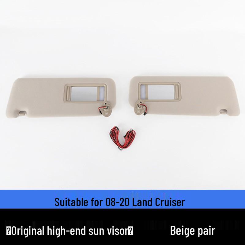 08-21 Land Cruiser Солнцезащитный козырек Солнцезащитный экран Лобовое стекло Зеркало для макияжа с подсветкой