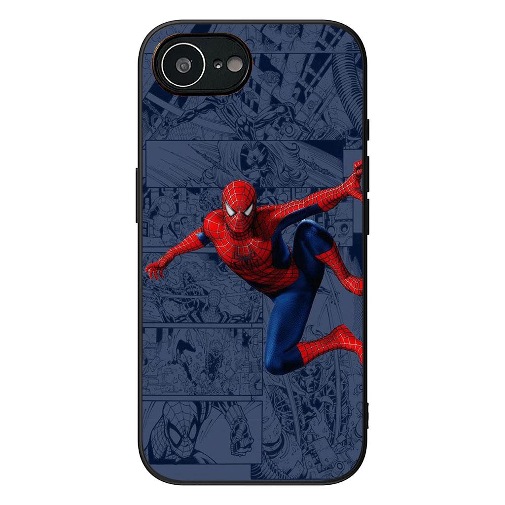 Супергерой Marvel Человек-паук Spiderman Чехол для Motorola Moto G04 G13 G14 G22 G23 G32 G34 G35 G64 G82 G84 G53 G60 G72 E14 E15 E13