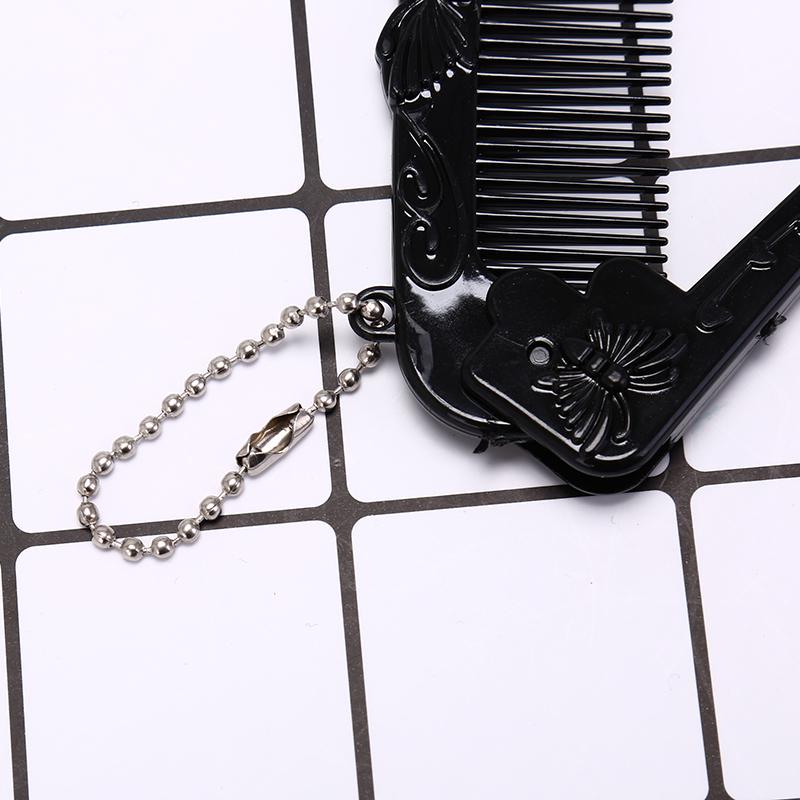 Портативная расческа для волос, щетка Heychain, складная массажная расческа, антистатическая расческа для стула