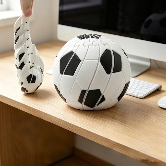 Fidget Soccer 3D-печатная спиральная игрушка-антистресс, гладко вращающийся шар для снятия стресса, антистрессовый ручной спиннер