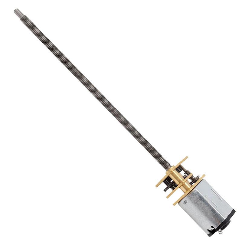 12-N20 DC Micro Reducer Motor M4 * 100 Extended Threaded Shaft Screw Rod Small Motor 3V6V12V Low Speed