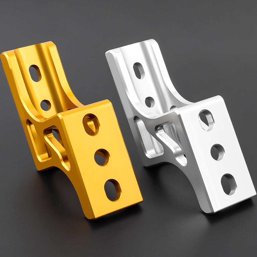 Велосипедные передние багажники для сумок Удлинители для блоков Алюминиевые сплавы Велосипедный фонарь Pig Nose Поднятое крепление Адаптер для держателя велосипедной сумки